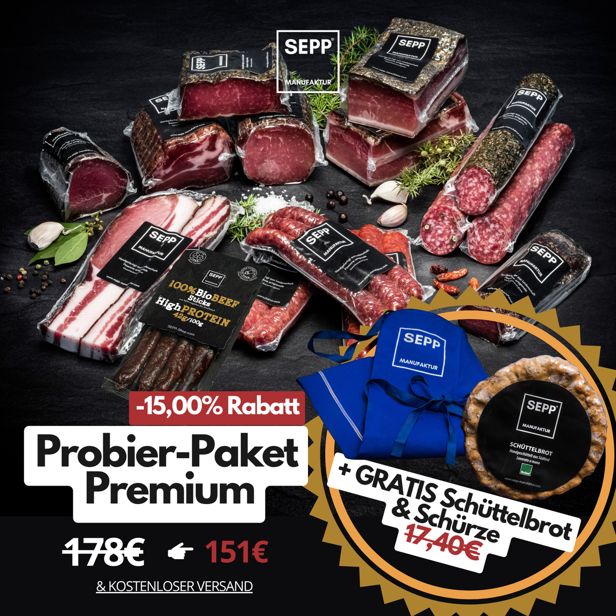 SEPP' Probier-Paket Premium - Versand kostenlos