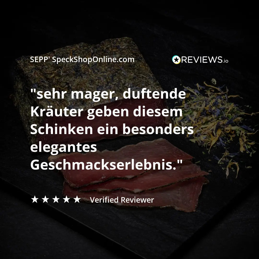 SEPP-Manufaktur® Bergkräuterstückl 'extra mager' - SEPP'-SpeckShopOnline