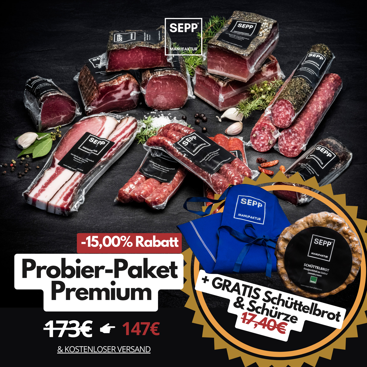 SEPP' Probier-Paket Premium - Versand kostenlos