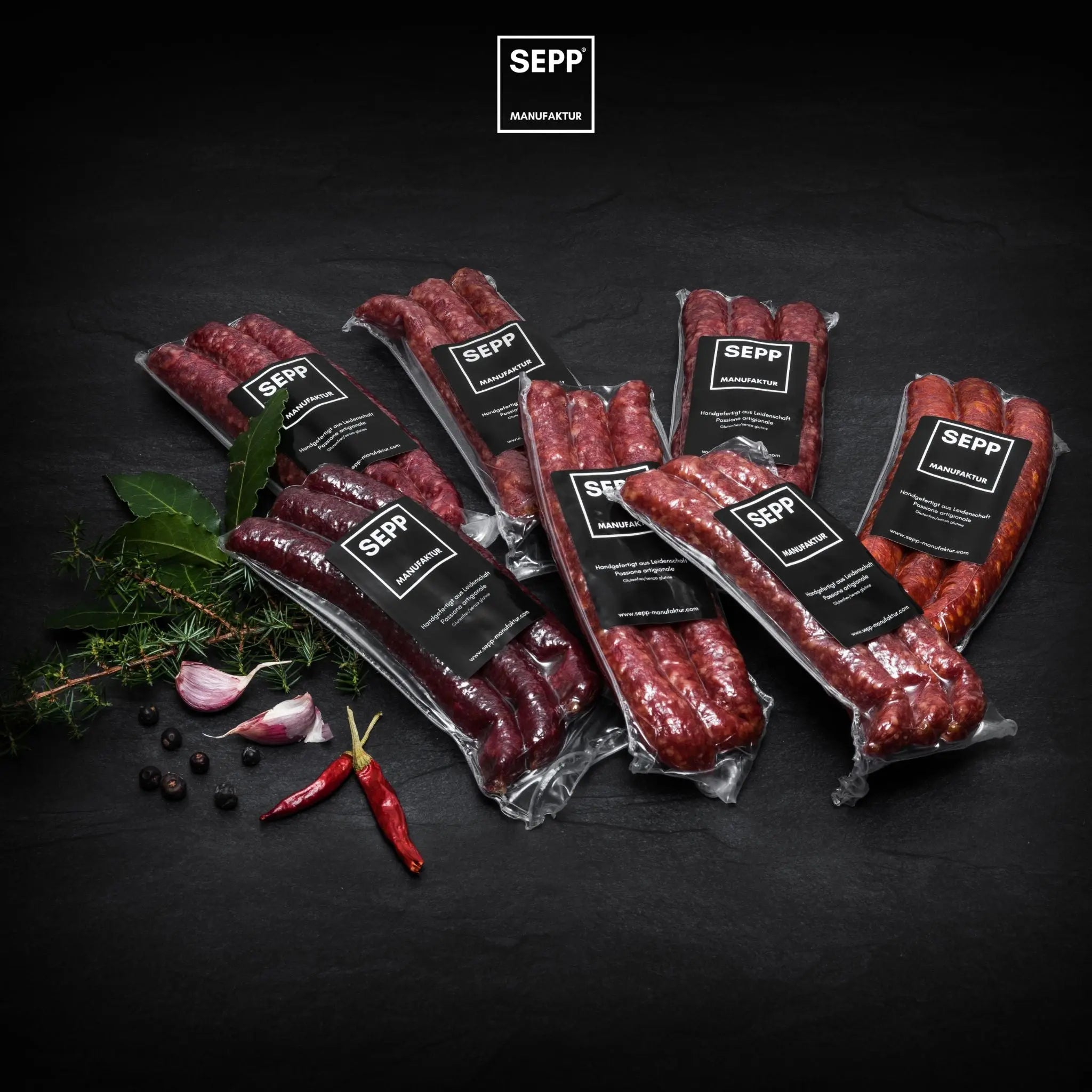 SEPP-Manufaktur® - Kaminwurzen da degustazione