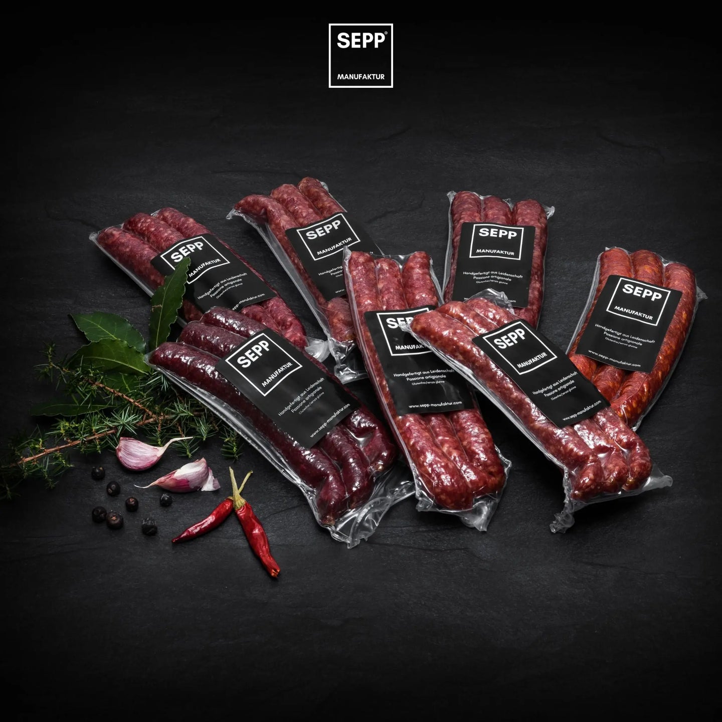 SEPP-Manufaktur® - Kaminwurzen da degustazione