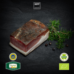 SEPP-Manufaktur® - BIO-Südtiroler Speck g.g.A. - "Das Herzstück"