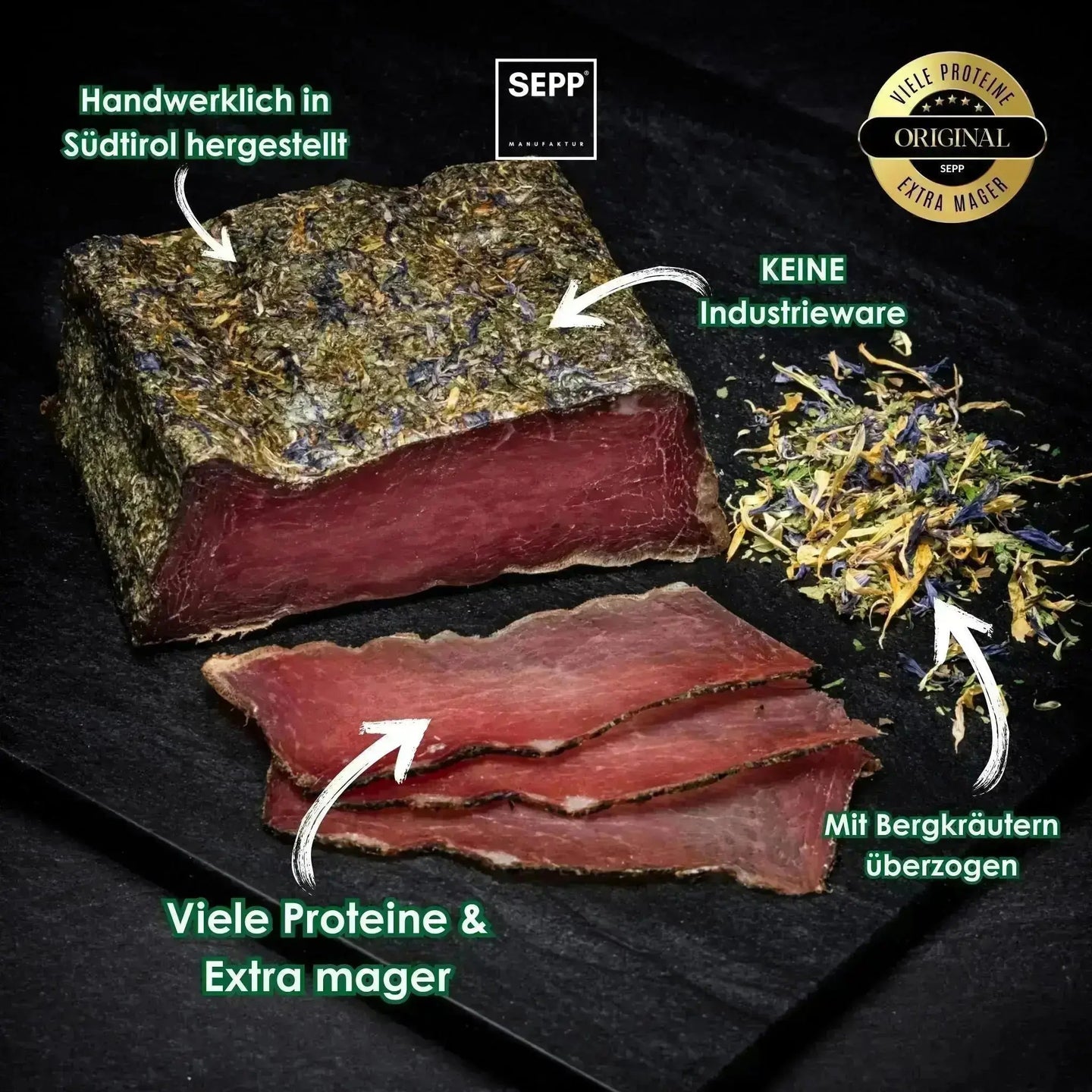SEPP Bergkräuterstückl Vorteile