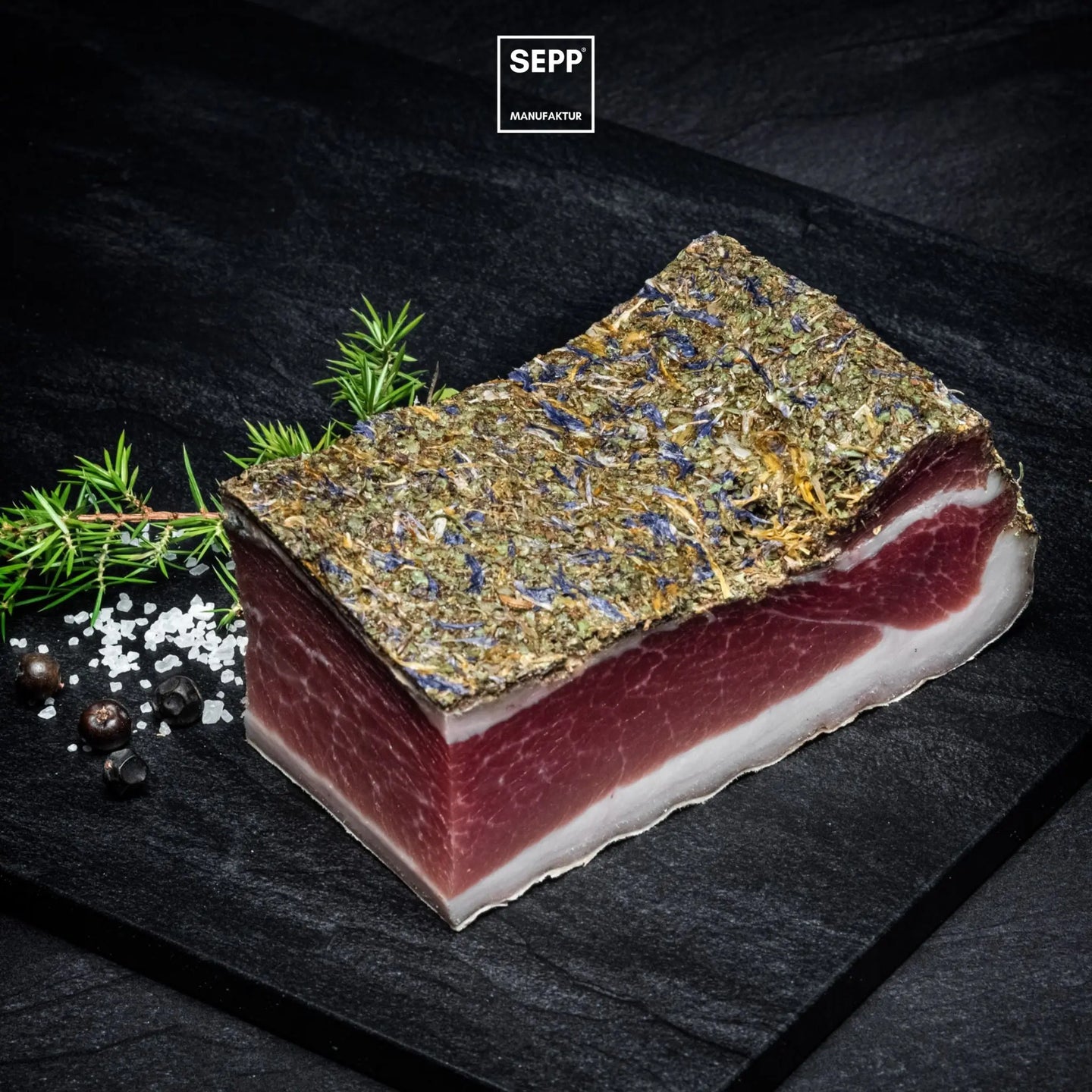 SEPP-Manufaktur® - Kräuterspeck - "Das Herzstück" Riserva - SEPP'-SpeckShopOnline