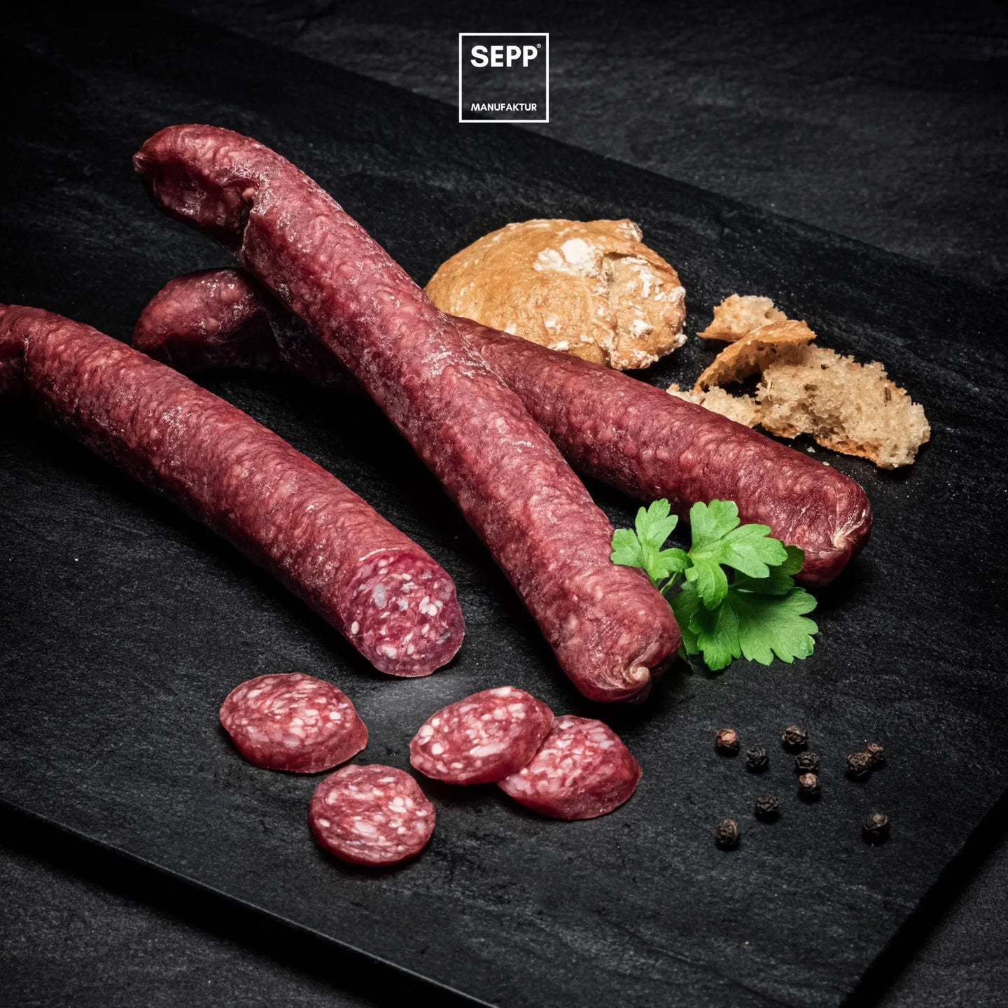 SEPP-Manufaktur® - Rind-Kaminwurzen (3 Stk.-180g) - SEPP'-SpeckShopOnline