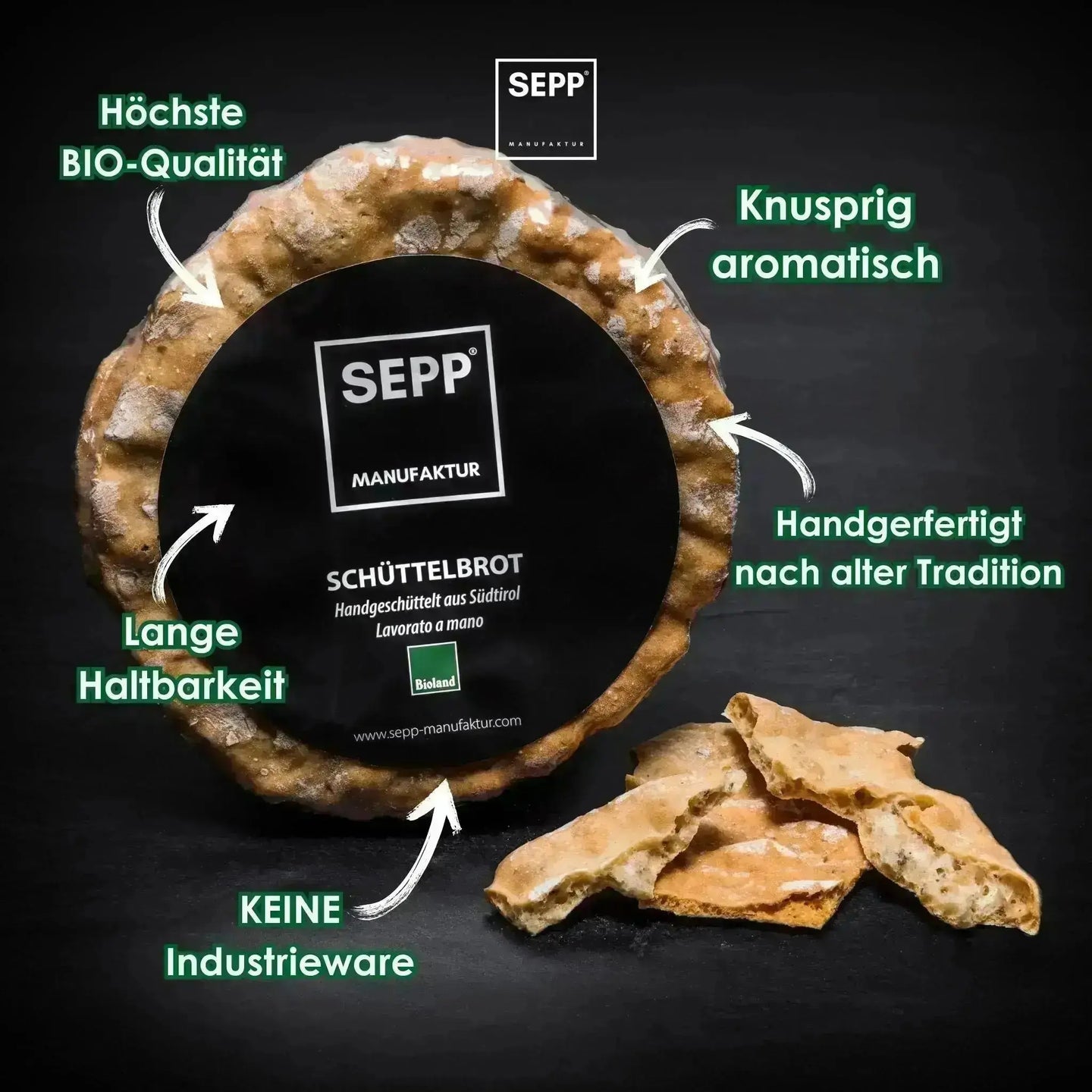 SEPP Schüttelbrot Vorteile