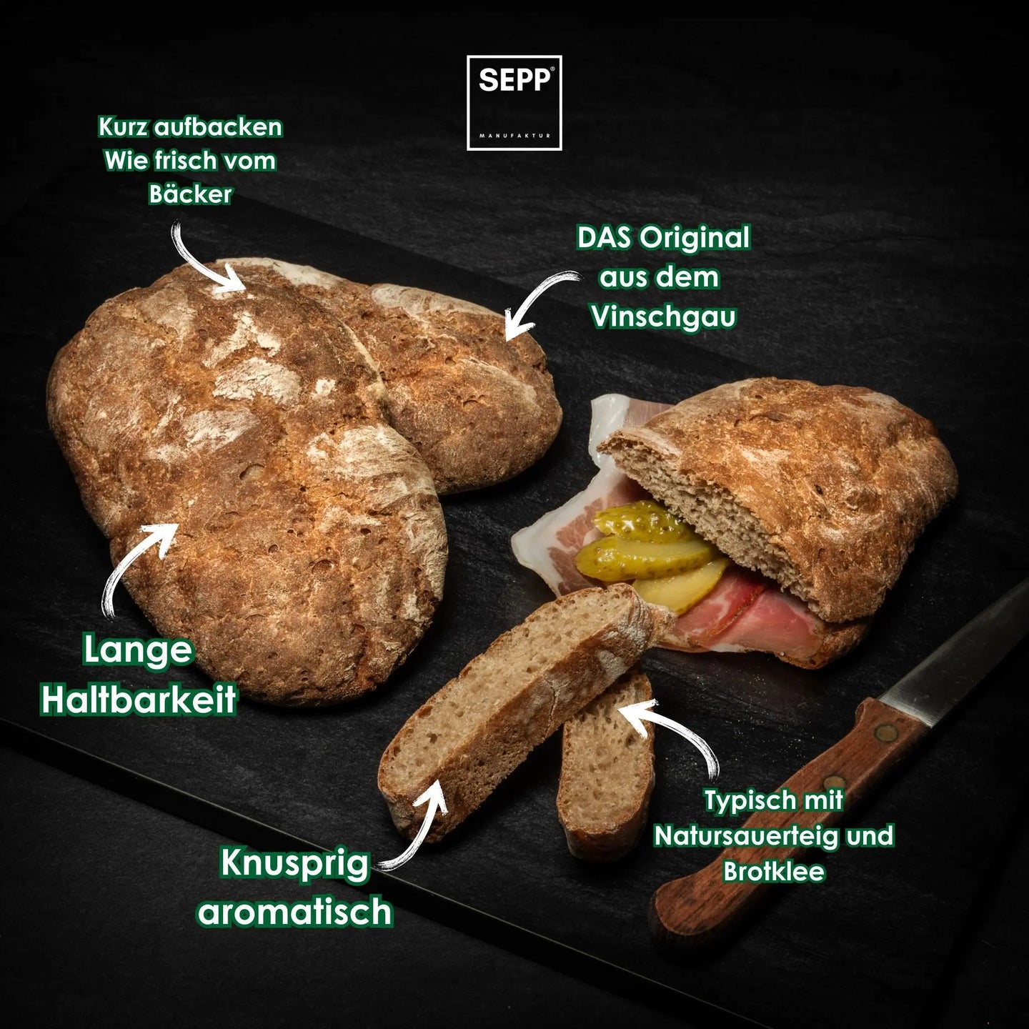 SEPP Vinschgauer Paarlbrot Vorteile