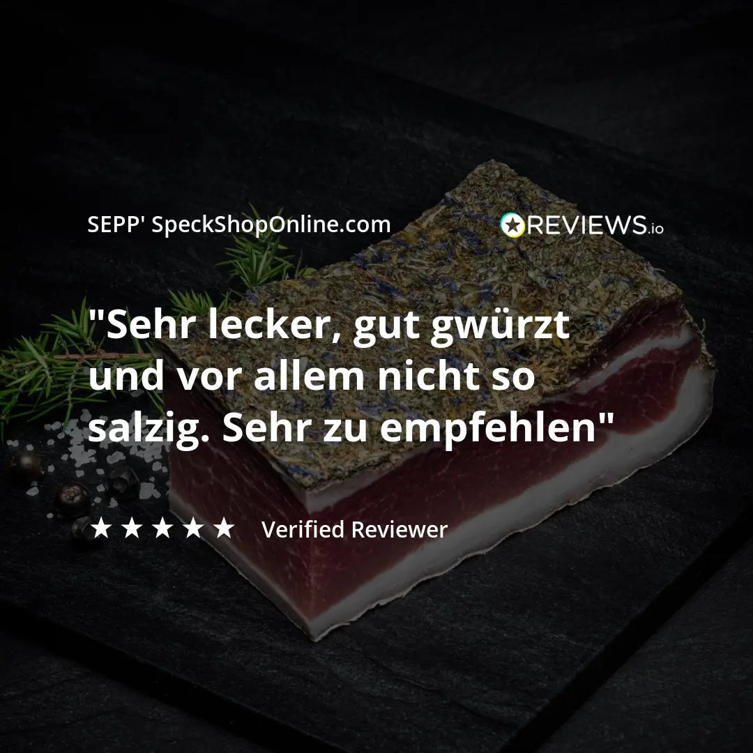 SEPP-Manufaktur® - Kräuterspeck - "Das Herzstück" Riserva - SEPP'-SpeckShopOnline