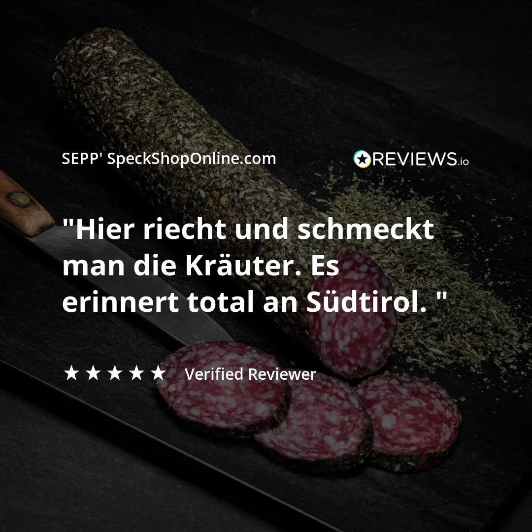 SEPP-Manufaktur® - Kräutersalami (240g) - SEPP'-SpeckShopOnline