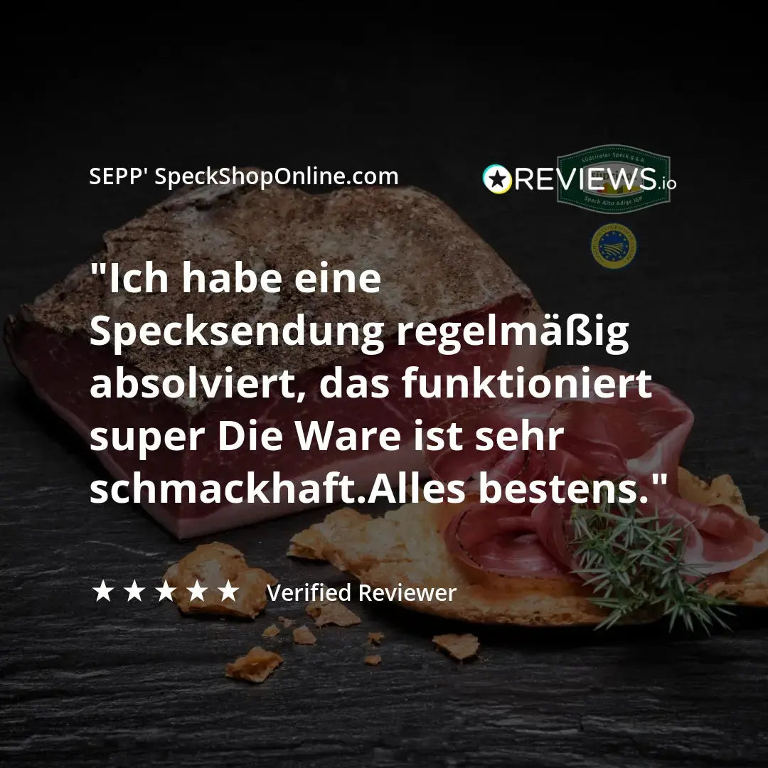 SEPP-Manufaktur® - Südtiroler Speck g.g.A. - "Das Viertel" - SEPP'-SpeckShopOnline