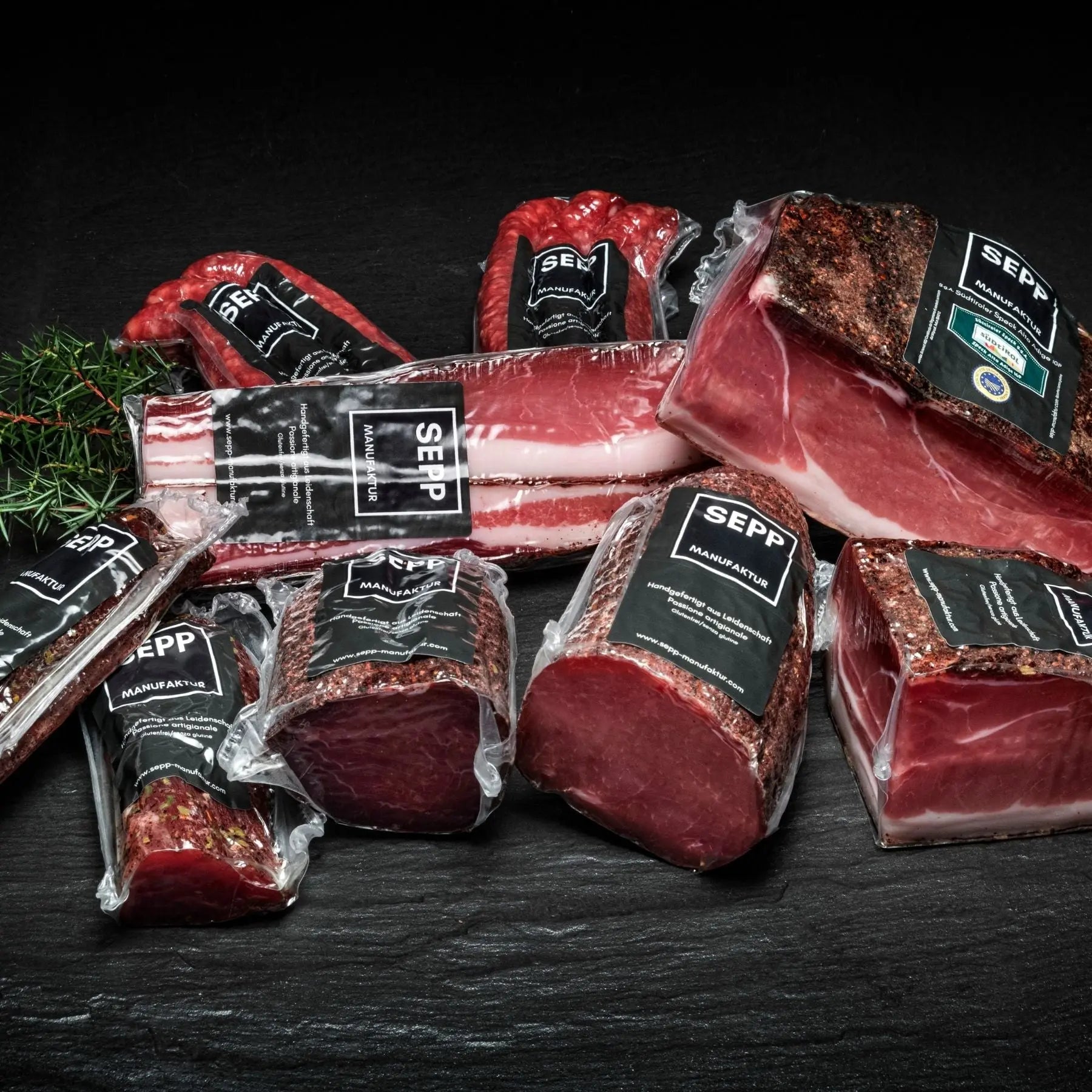 SEPP-Manufaktur® - Pacchetto degustazione 'affumicato' - spedizione gratuita - SEPP'-SpeckShopOnline