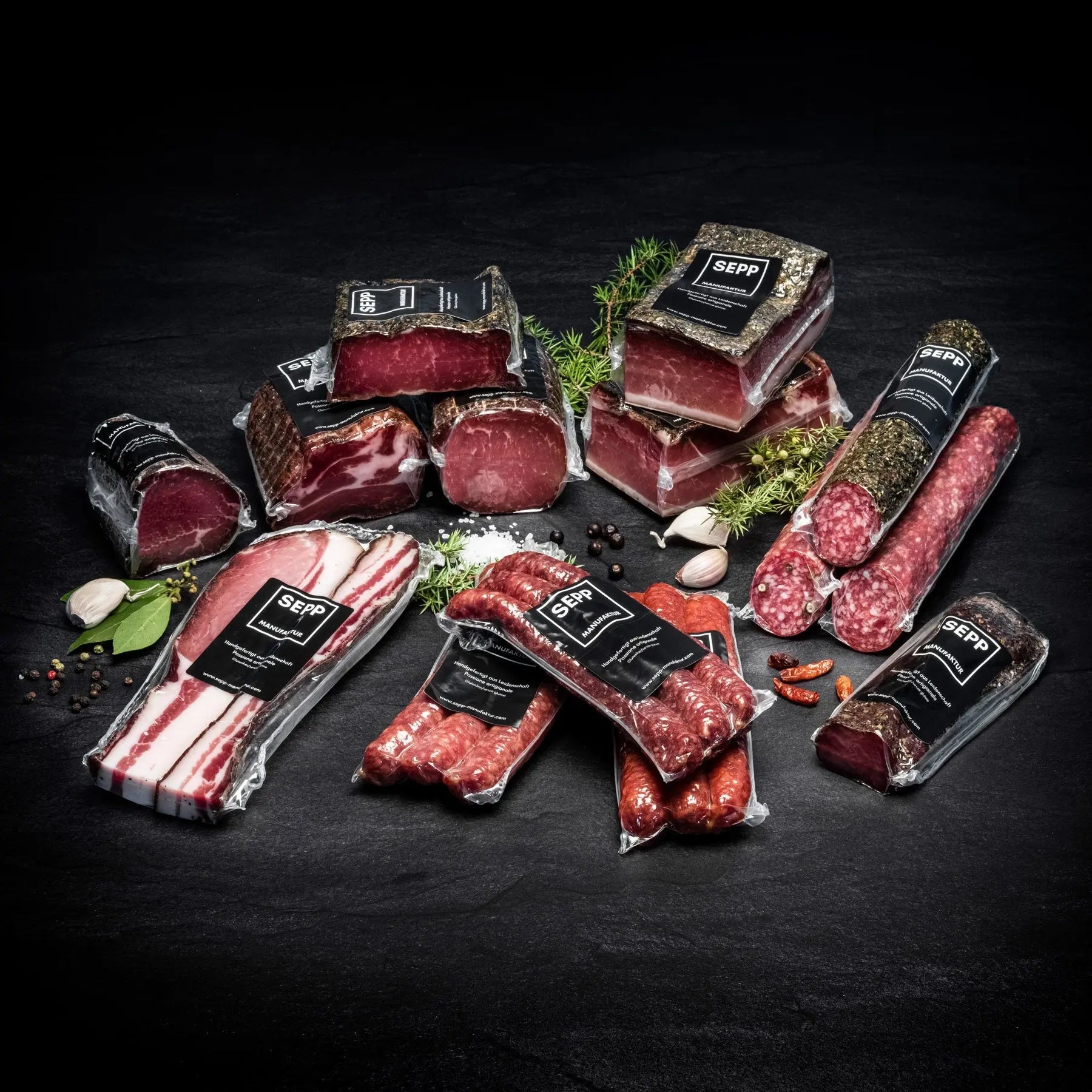 SEPP-Manufaktur® - Pacchetto degustazione 'Mix' Premium - Spedizione gratuita - SEPP'-SpeckShopOnline