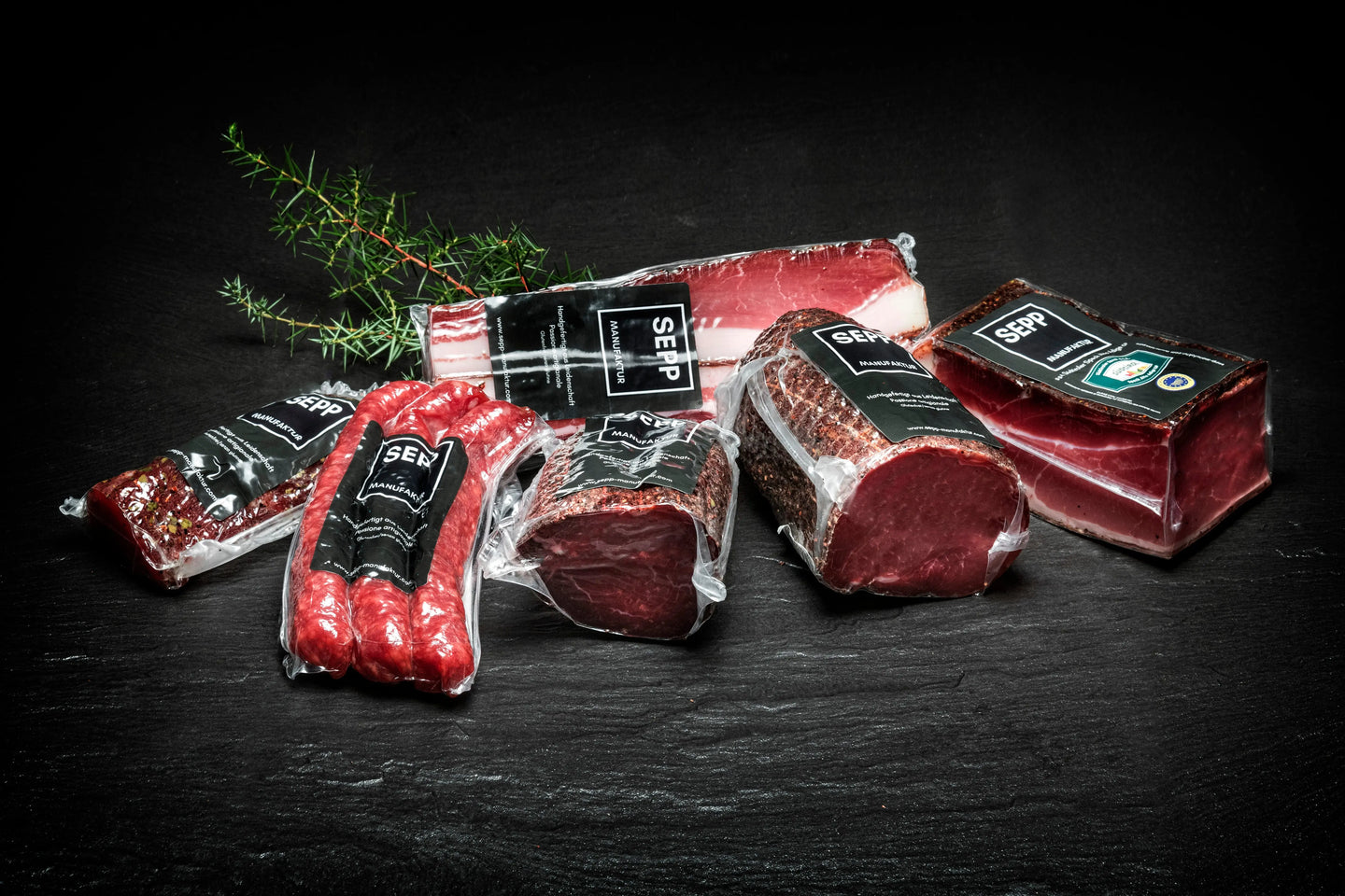 SEPP-Manufaktur® - Degustationspaket 'geräuchert' klein - SEPP'-SpeckShopOnline