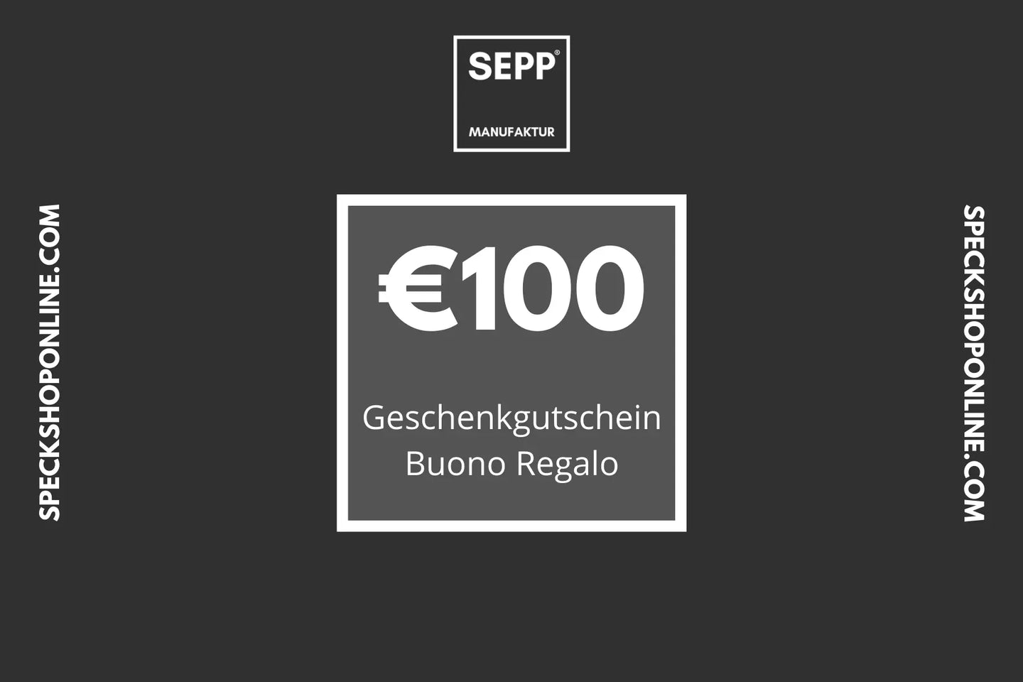 SEPP' SpeckShopOnline - Geschenkgutschein - SEPP'-SpeckShopOnline